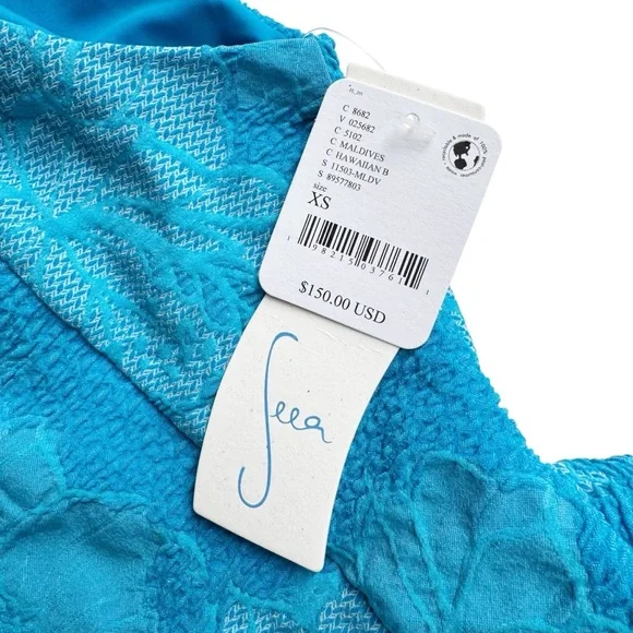 Seea x Free People Tofino One-Piece Surf Suit in Maldiva BlueNWT